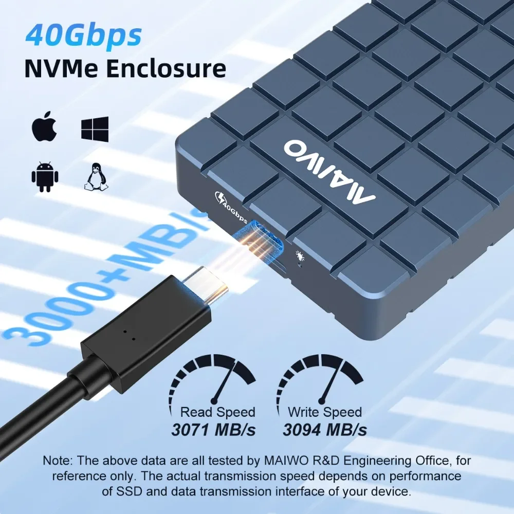 MAIWO USB 4.0 40Gbps M.2 NVMe  - 8Tb M2 Nvme Ssd review and price