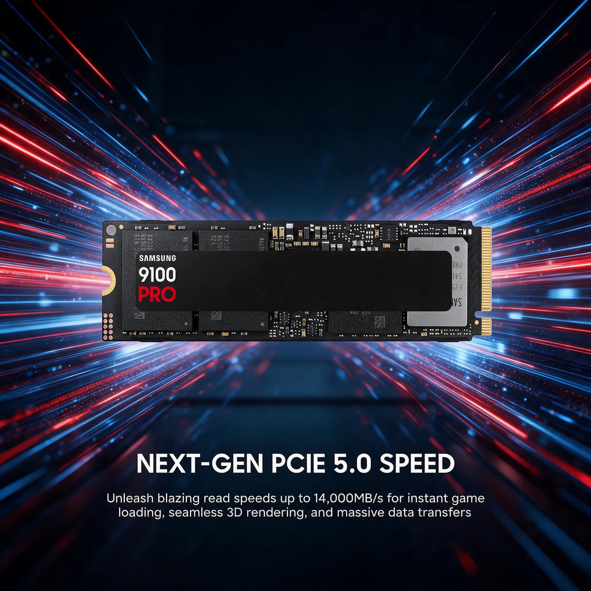 Original SAMSUNG 9100 Pro 1TB  - Nvme Pcie 5.0 Ssd 4Tb review and price