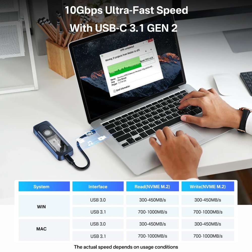 ACASIS 10Gbps M.2 NVME SSD Enc - 8Tb M2 Nvme Ssd review and price